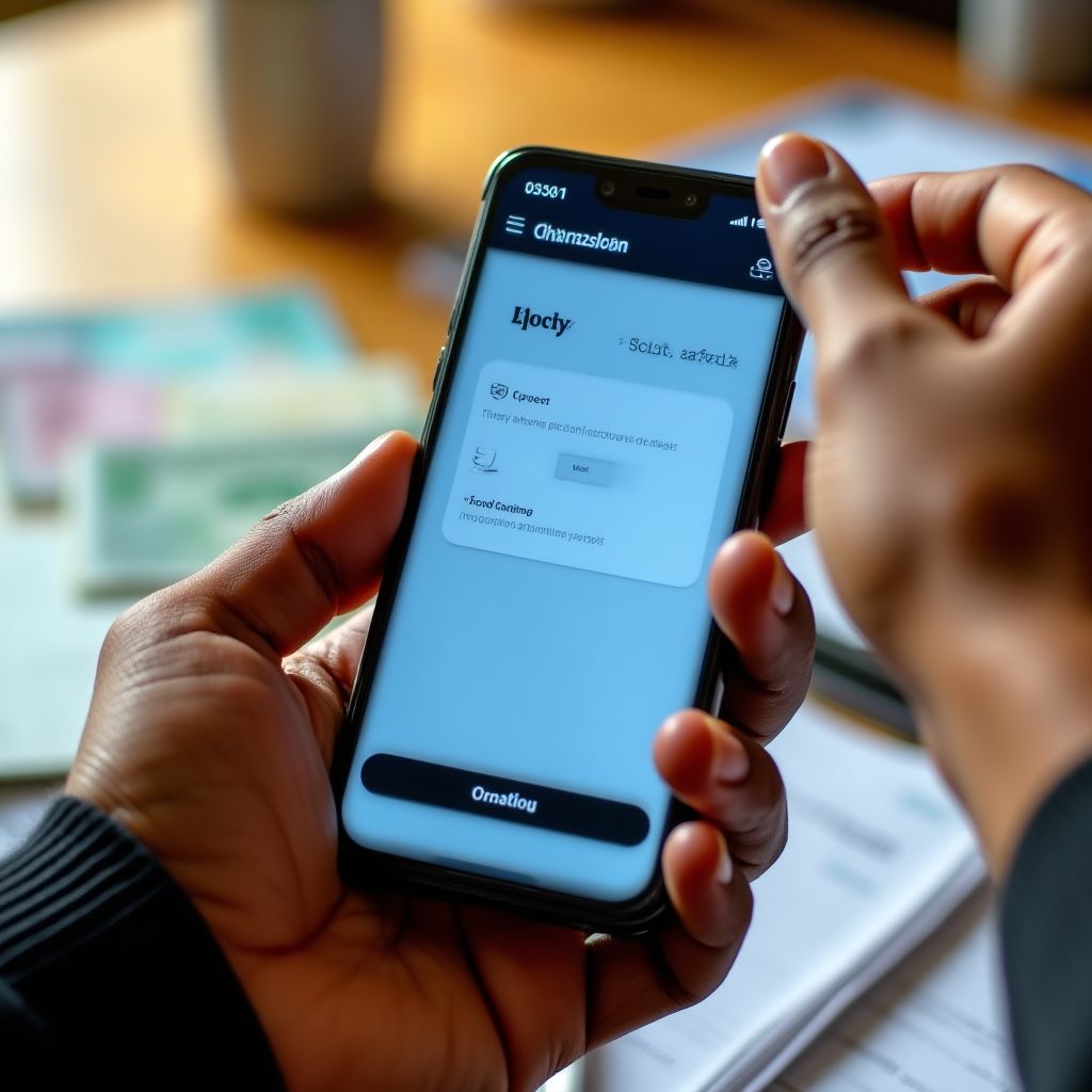 Mobile banking demonstration