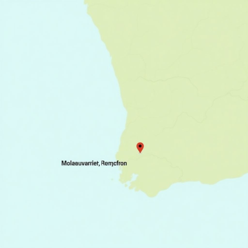 Map showing Naturistic location