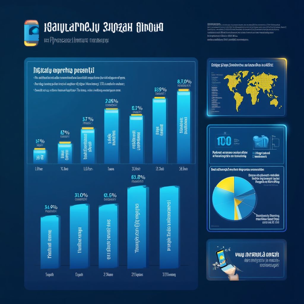 Digital banking research visualization