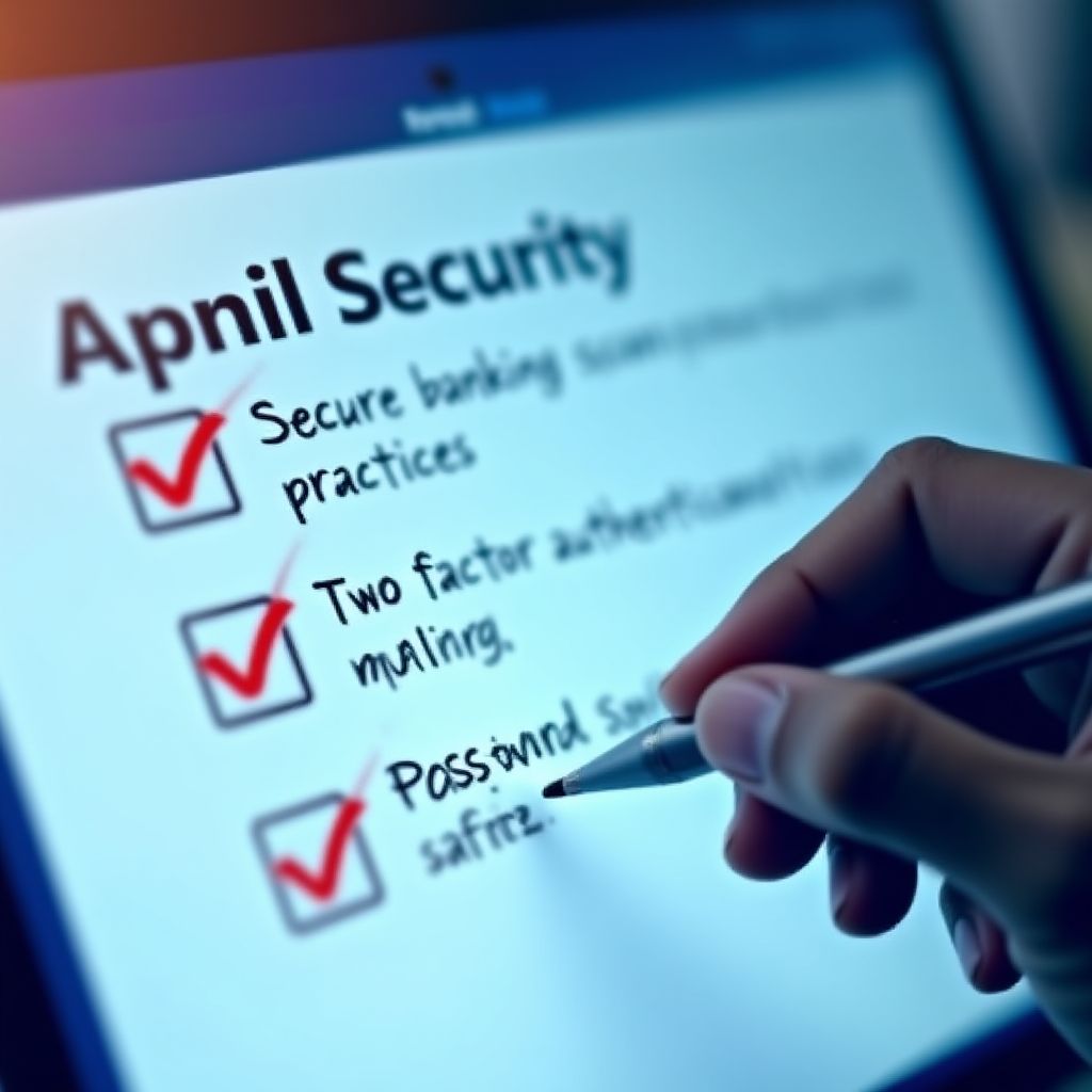 Security checklist for banking